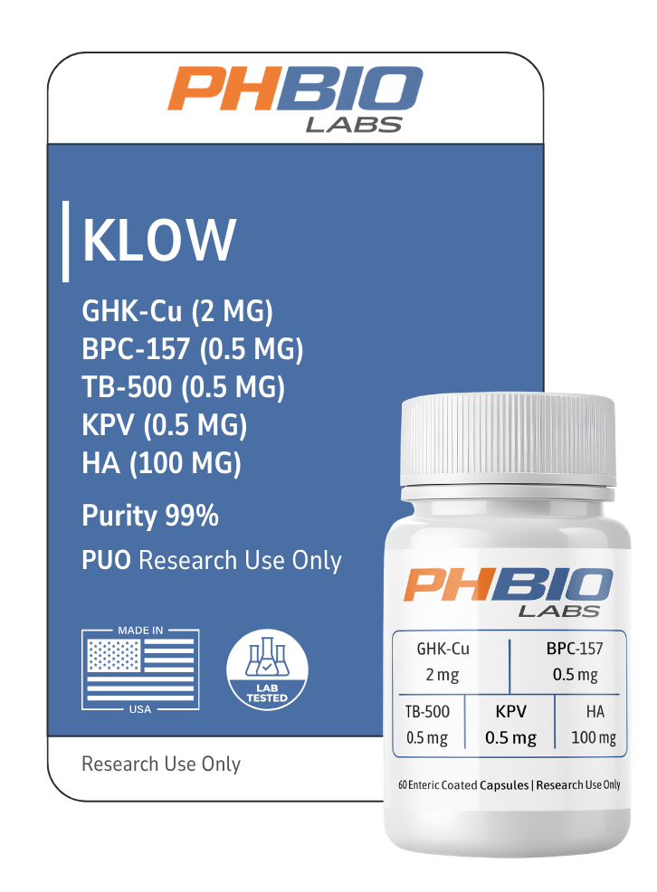 Klow Peptide Blend – Skin & Tissue Research Peptides